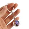 Leo Men Women Jewelry Scorpio Glass Ball Glowing 12 Constellation Keychain Luminous Zodiac Keychain