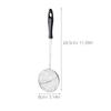 4Pcs Ergonomic Hot Pot Strainer Spoon Stainless Steel Kitchen Colander Filter Sieve for Tea Coffee Oil Water Drainage Cooking