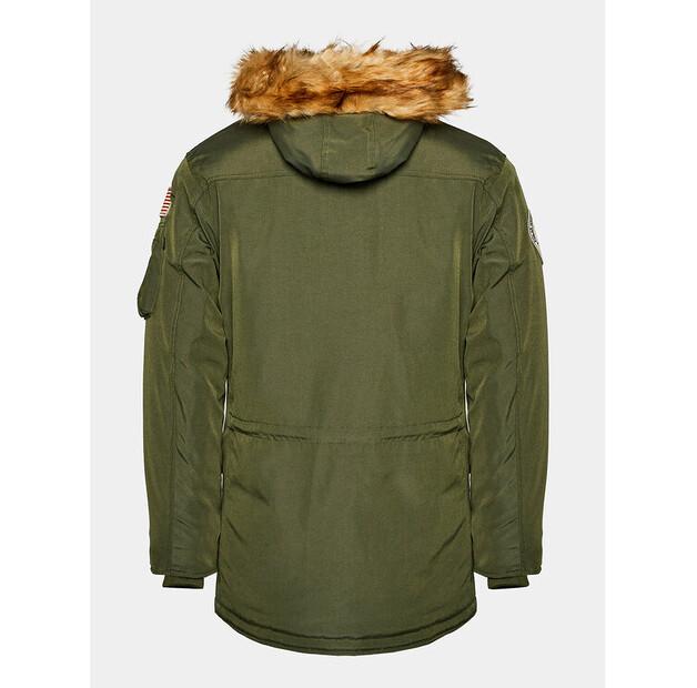 Зимняя флисовая куртка Alpha Industries 123144 цвета хаки, стандартный крой