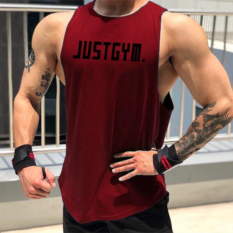 Brand Workout Sporting Stringer Clothing Bodybuilding Fashion Fitness Singlets Running Gym Muscle Sleeveless Shirt Mens Tank Top