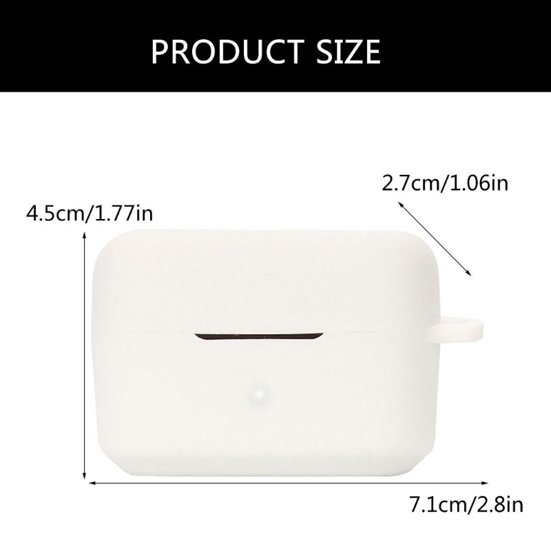 Earphone Shockproof Housing Skin-friendly Cover for ATH-CKS30TW+ Guard Washable Shell Protector Nonslip Impact Resistant