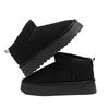 Women's Winter Warm Cotton Platform Snow Boots, Plus Velvet Ankle Boots, Non-Slip Versatile Style