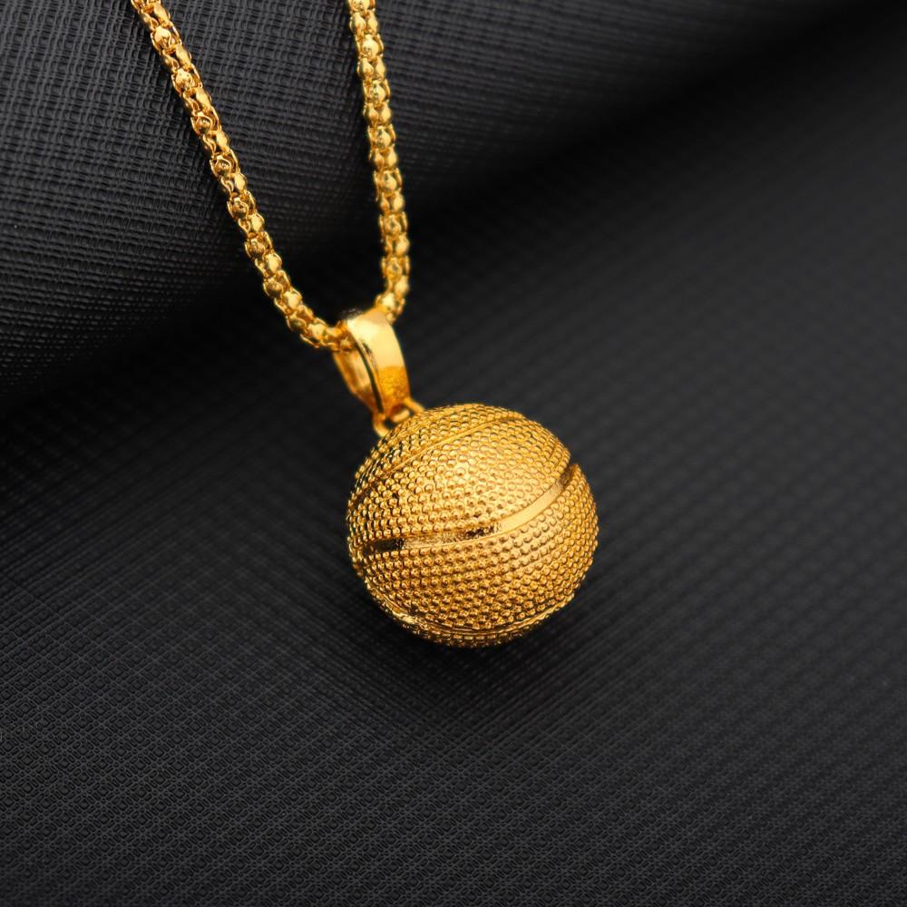 Basketball Net Frame Pendant Necklace Fashion Sports Niche Trend Necklace Jewelry