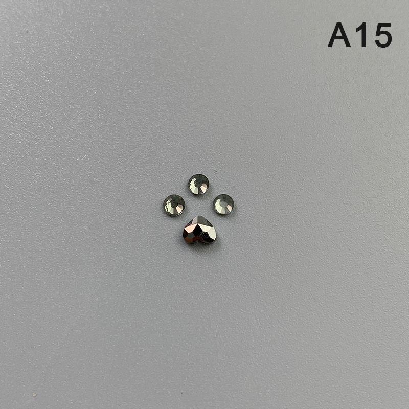 4Pcs Dental Tooth Gems Crystal Diamond Ornament Various Shapes Color Teeth Jewelry Denture Acrylic