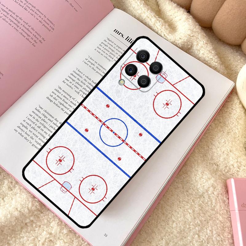 Ice Hockey Rink Sport Case For Samsung Galaxy M32 M52 M15 M11 M12 M13 M14 M06 M16 M36 M56 M31 M53 M35 M55 M34 M54