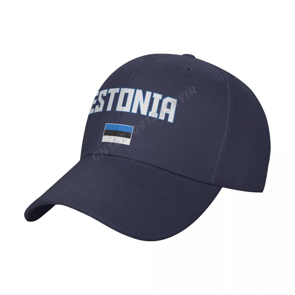 Baseball Cap Estonia Flag Wild Sun Shade Peaked Adjustable Caps for Unisex Women Print
