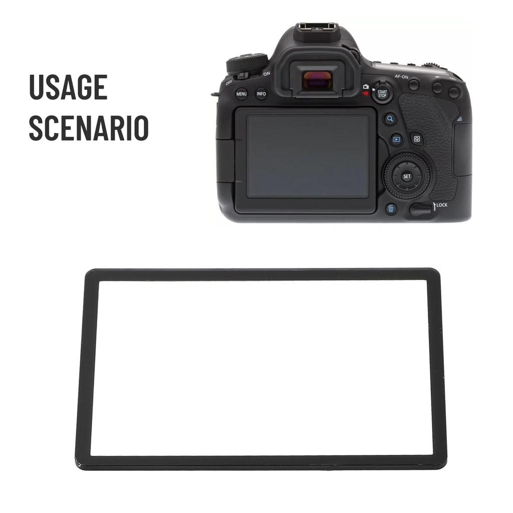 Clear and Image Display Replacement LCD Glass for Canon 6D Camera