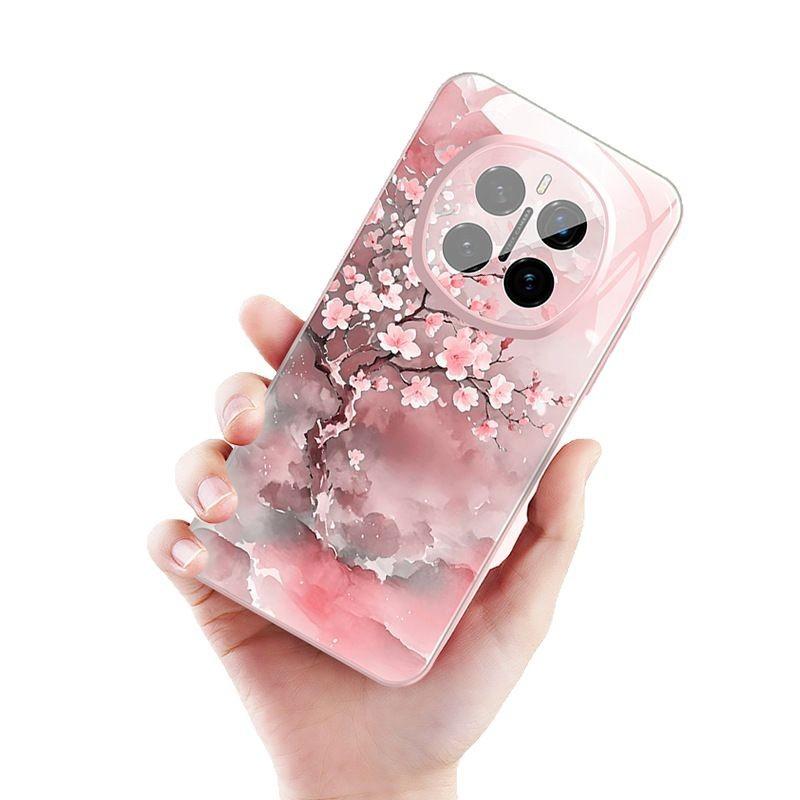 Applicable to Honor magic7pro mobile phone case magic7 new ice heat dissipation magic6 watercolor peach blossom magic