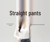 2025 Women's High-Waisted Vintage Straight-Leg Jeans for Spring and Autumn