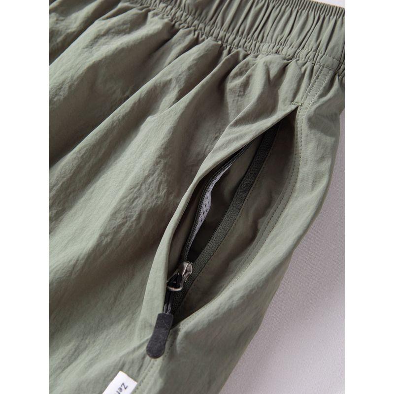 Shorts Men's Summer New Arrival Three-Proof Elastic Waist Lightweight Cropped Pants Quick-Drying Loose Outdoor Casual Functional Beach Pants