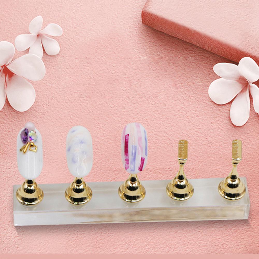

Прозрачный акриловый держатель для ногтей False Nail Stand Маникюр Для ногтей Displayer