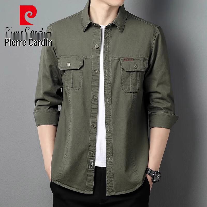 Pierre Cardin Men s Casual Workwear Long-Sleeve Shirt 3XL