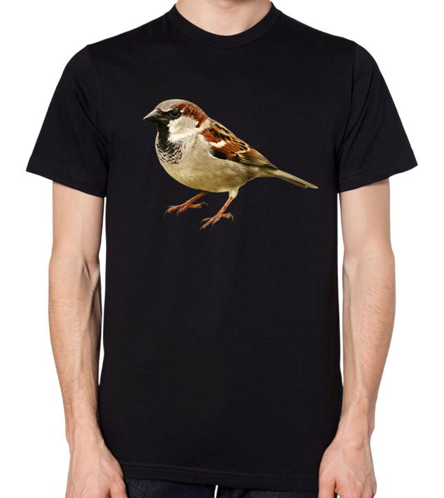 Sparrow Bird Unisex T-Shirt L