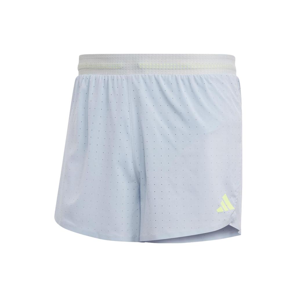 Adidas Adizero Running Split Shorts With Alphabetic Logo Print Men Bottoms Light-Blue IK4349