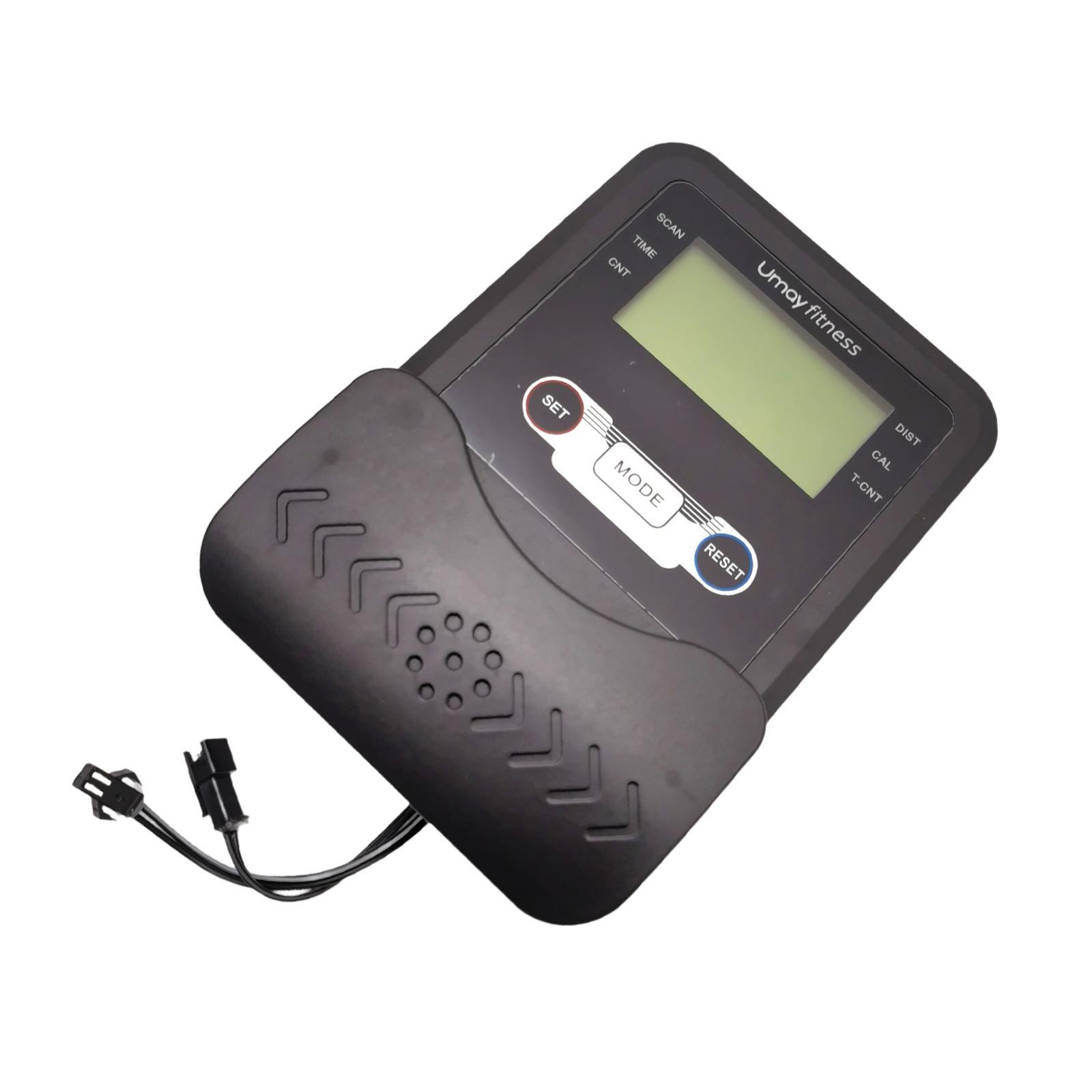 Монитор Спидометр Гребной Тренажер Дисплей Легко Установить Тренировка Счет Устройство Взрослые Домашний Велотренажер Монитор Экран чёрный