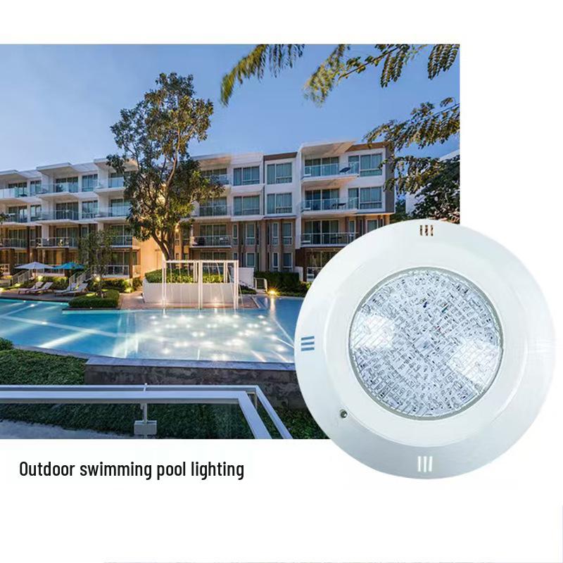 LED Outdoor Wall-Mounted Underwater Light, RGB Remote Control, IP68 Waterproof for Pool and Pond Landscapes