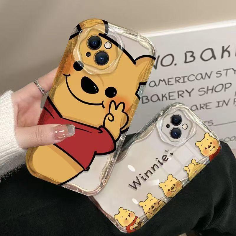 Winnie the Pooh is suitable for Apple 11promax mobile phone case, the new iphone11 advanced sense 11pro11 English 11