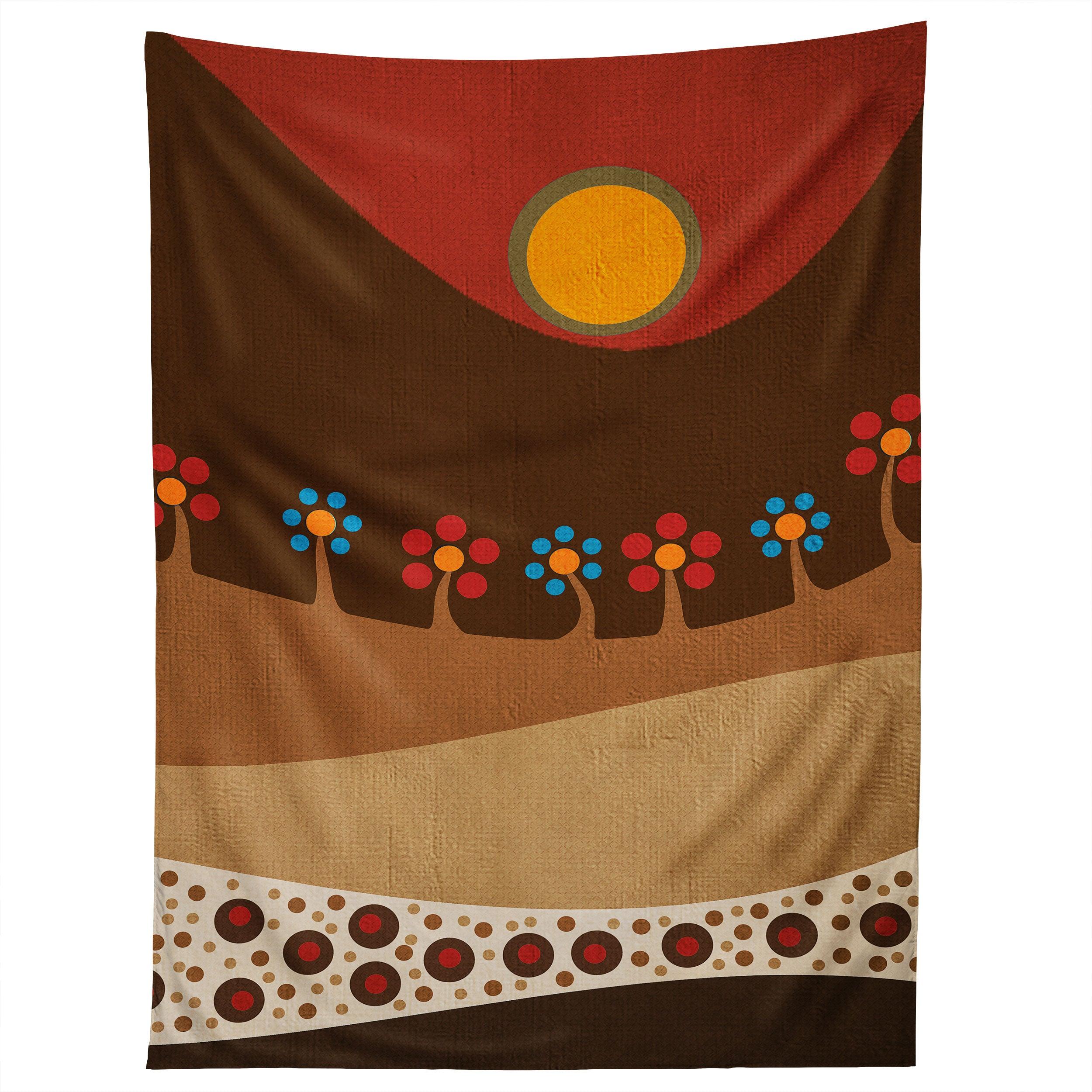 COLOR UNDER THE SUN II tapestry 75x100 чёрный