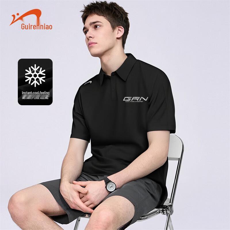 Guirenniao Men s Moisture-Wicking Quick-Dry Polo Shirt 3XL