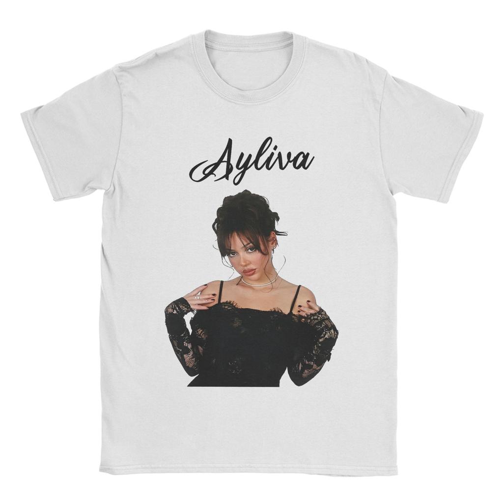 Streetwear Vintage Die Ayliva Tour 2025 T-Shirt Men's 100%Cotton Short Sleeve  Round Neck Summer Tops