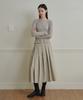 MARROT Sleeveless Top Layered Tee_Pale Khaki