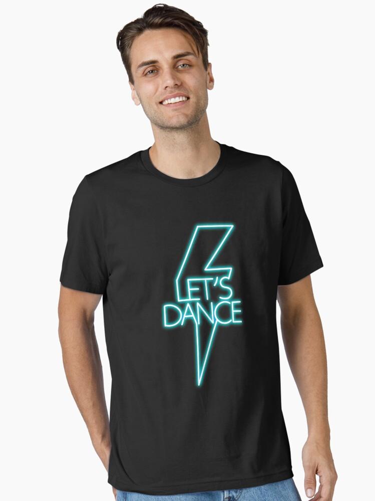 David Bowie Lets Dance Bolt Blue Essential T-Shirt