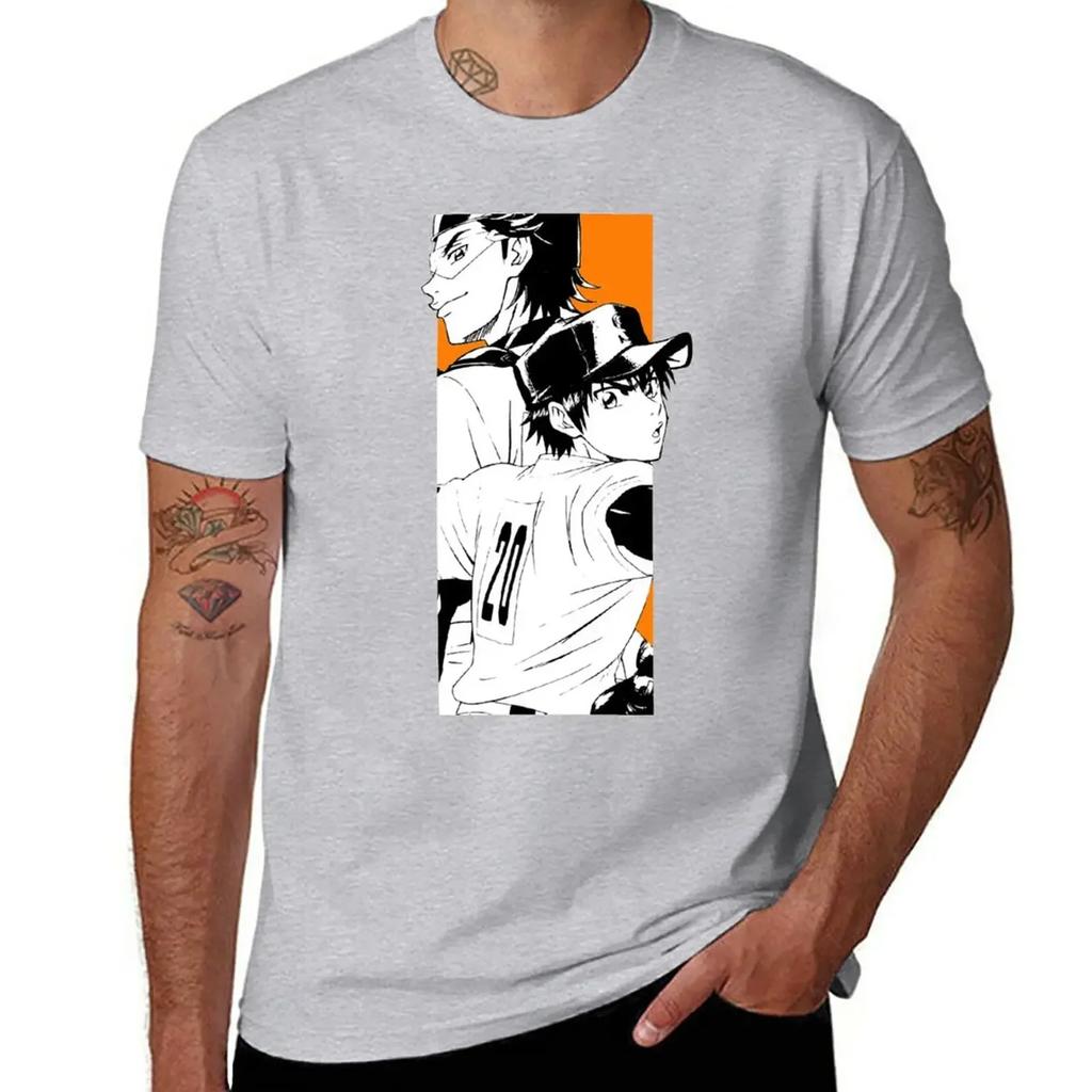 Diamond no Ace - Ace of Diamond T-Shirt individuelles Design dein eigenes Ästhetische Kleidung Kurzarm-T-Shirt Herrenkleidung