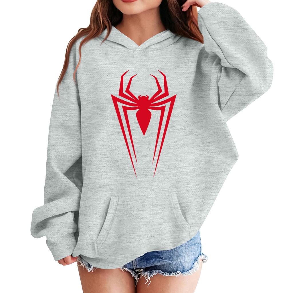 Kids Casual Letter Print Pullover Hoodie for Everyday Wear