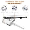 2 In 1 Garlic Press Slice Crushing Machine Aluminium Garlic Ginger Mincer Slicer Handheld Squeezer Masher Kitchen Cooking Tool