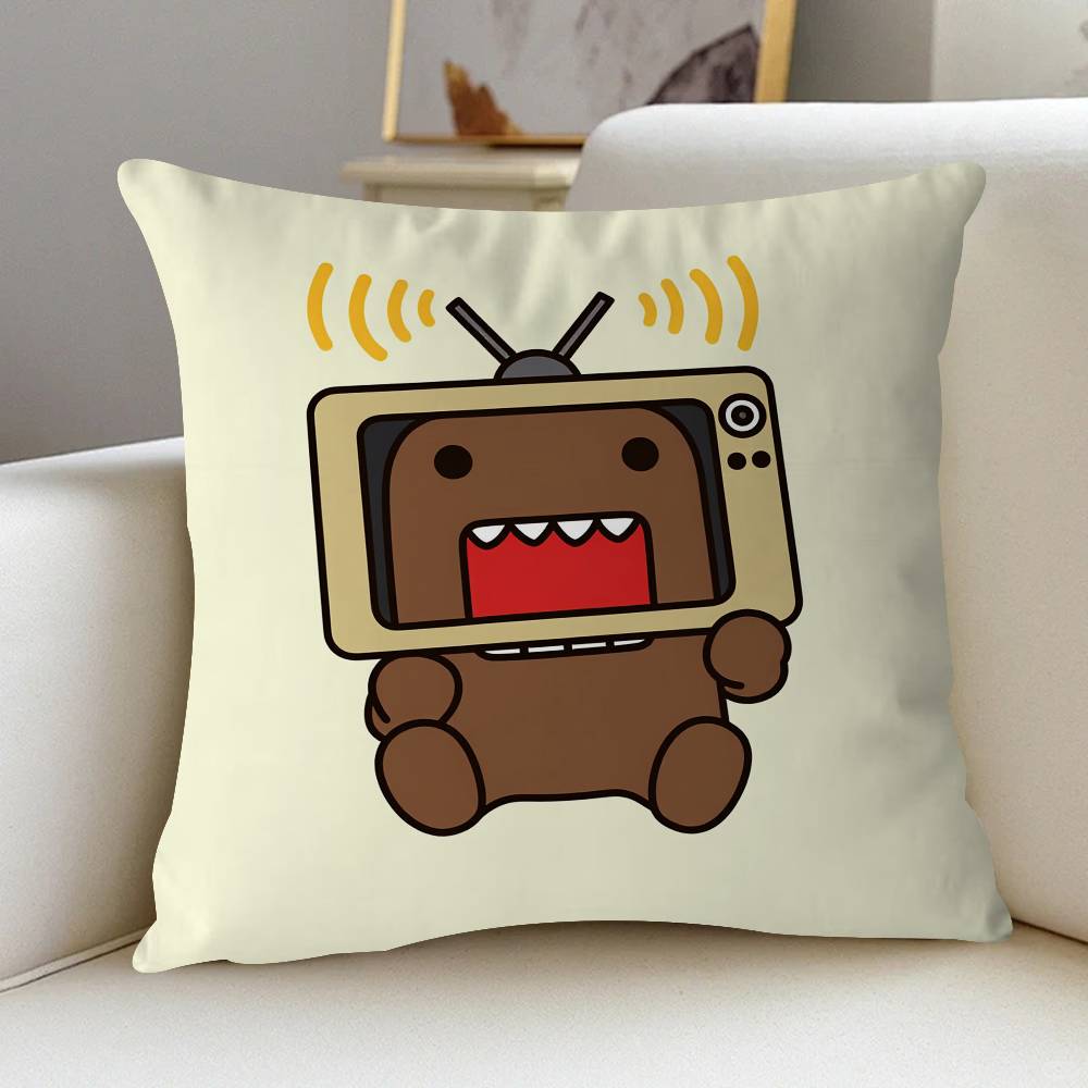Cute Domo Kun Pillow Gift Home Office Decoration Pillow Bedroom Sofa Car Cushion CoverPillow Case