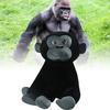 Adorable Plush Gorilla Toy With Soft Short Velvet Fabric Perfect For Kids Birthday Gift