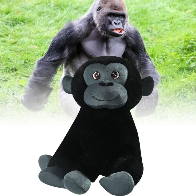 Adorable Plush Gorilla Toy With Soft Short Velvet Fabric Perfect For Kids Birthday Gift