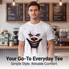 Stylish Retro Clown Pattern 3D All Over Print Men's Crew Neck T-Shirt