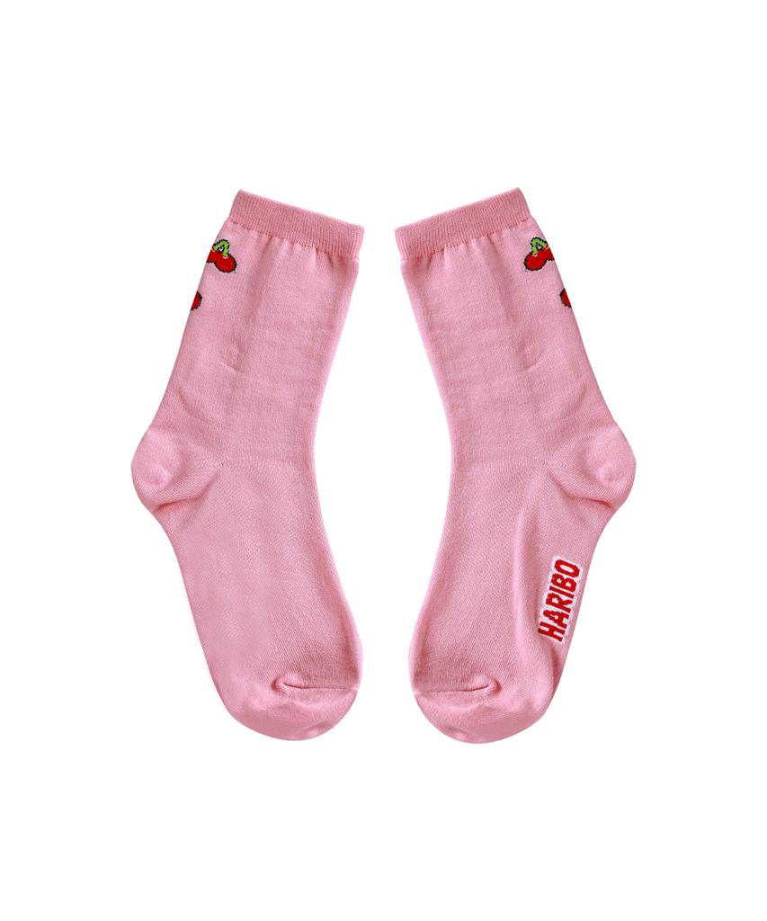 Halibo Fashion Middle Socks Cherry