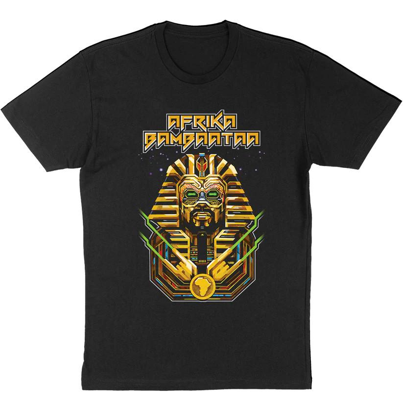 Vtg Afrika Bambaataa DJ T Shirt For Men Heavy Cotton Black Shirt S