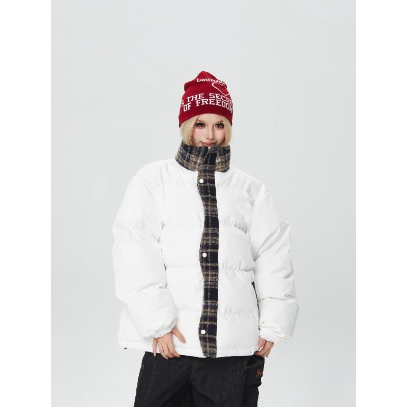 Stand Collar Cotton Coat Women's New Loose Casual Thickened Bread Coat Down Coat