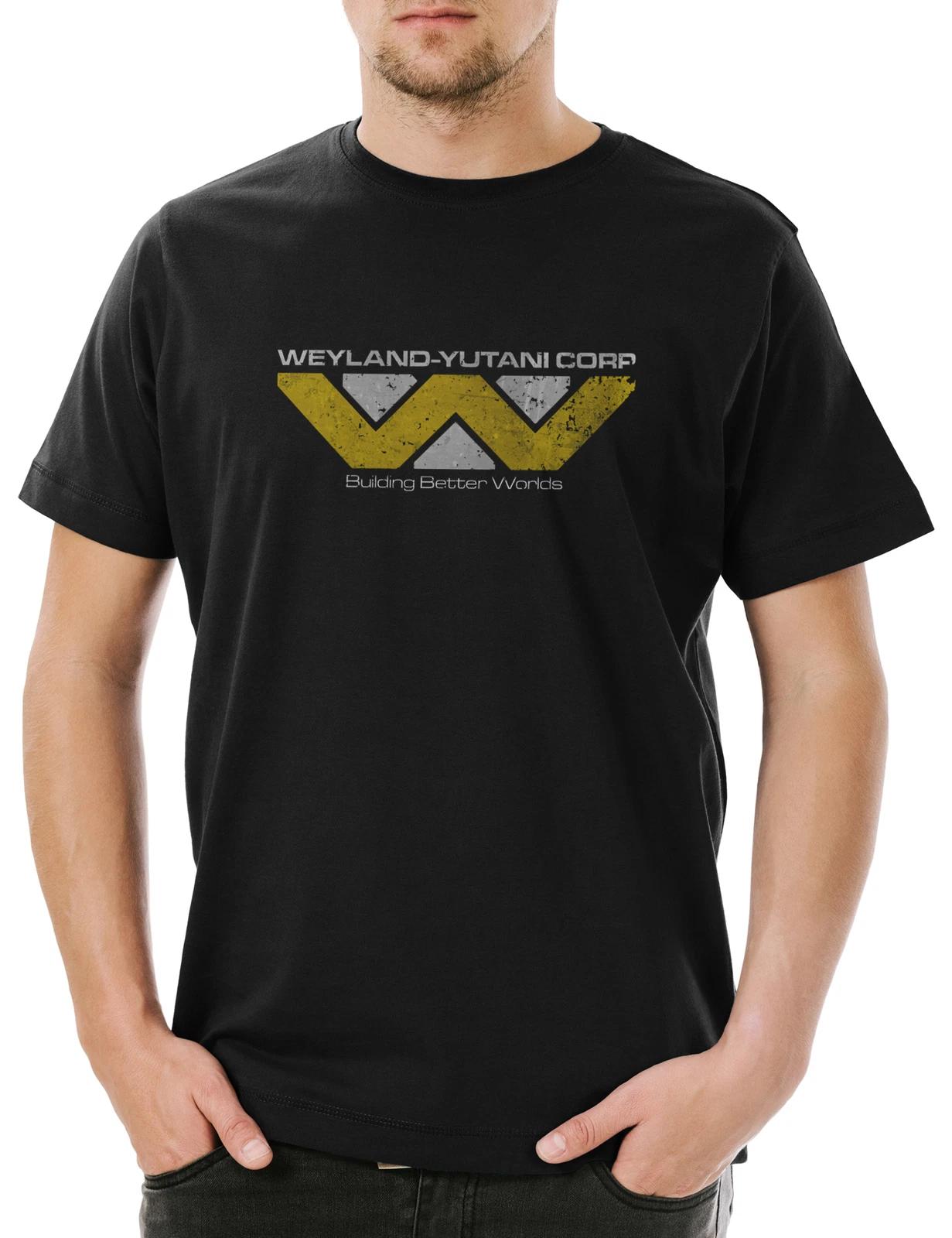 Weyland Yutani Corp Men s T-Shirt Prometheus USCSS Nostromo Alien Logo L