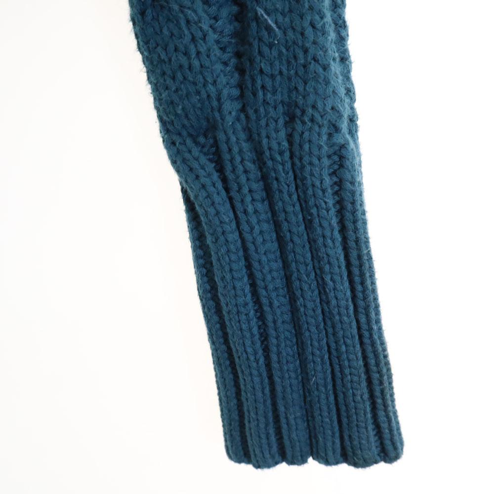ACNE Long Sleeve Sweater M Blue Green Knit Women Used