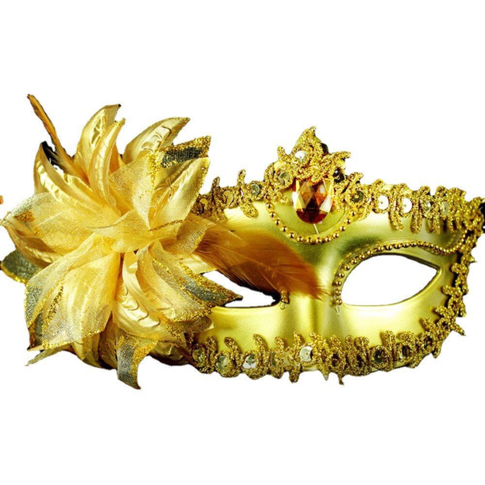 Cosplay Props Halloween Decoration Half Faced Mask Halloween Mask Luminous Mask Masquerade Mask