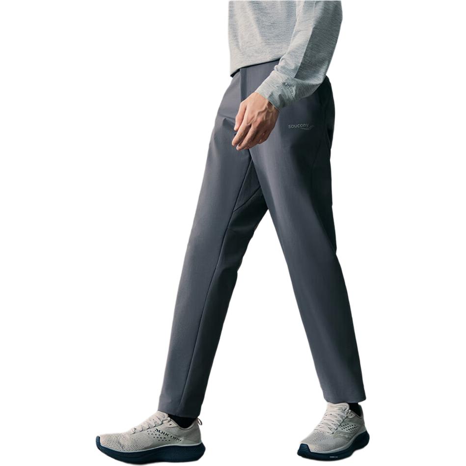 SAUCONY Fashion Versatile Tapered Woven Casual Pants Men Pants Moss-Gray SA2259WP01C-GR035