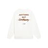 Li-Ning Wade Series Logo Print Long Sleeve Pullover Sweatshirt Men Tops White AWDSC41-8