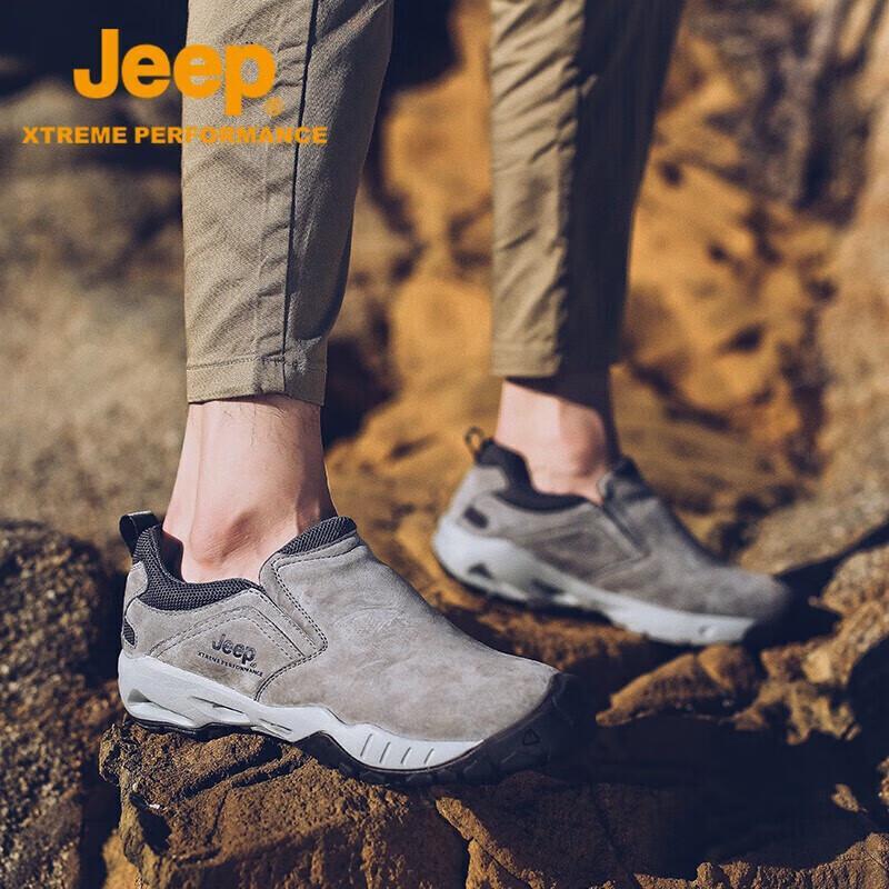 JEEP Men s Elastic Opening Casual Shoes 42