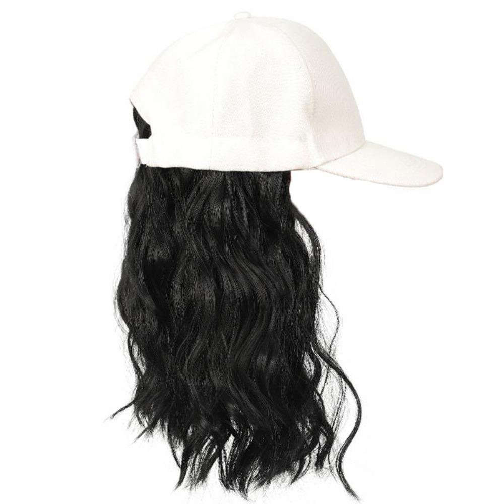 

Регулируемая бейсболка с синтетическим париком-накладкой для женщин для повседневной носки 1B