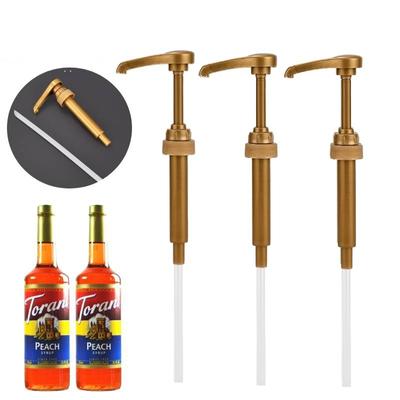 1 τεμάχιο 750ml γενικής χρήσης αντλία σιροπιού μαύρος διανομέας υγρού για σιρόπι 10ml αντλία διανομέα μπουκαλιού χυμού ADM