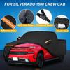 Prispôsobené Vodotesné Vonkajšie Autoplachty Pre Chevrolet Silverado 1500 Crew Cab s Korbou 6.6ft Vodotesná Plachta na Pick-up do Každého Počasia