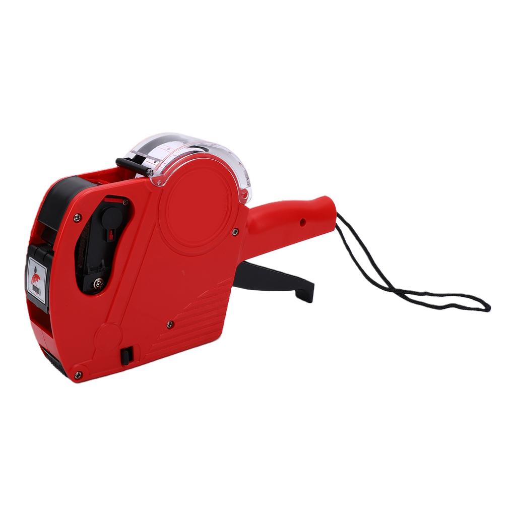 Handheld Date Price Label Gun Preloaded with Barcode Sticker Ink Cartridge for Retail Stores Flea Markets Grocery