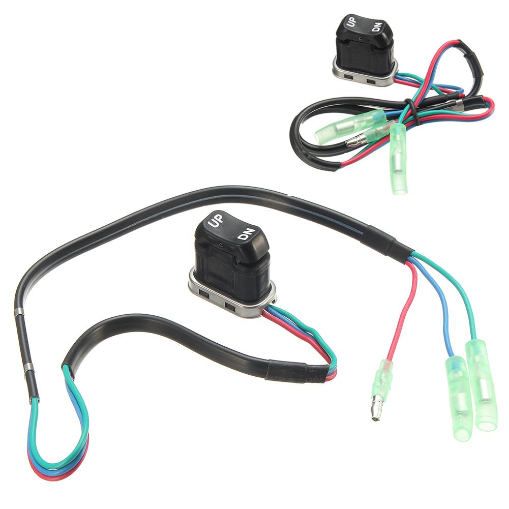 Baugruppe Neigungssteuerungsschalter 703-82563-02-00 Neigungstrimmungstaste 703-82563-01-00 für Yamaha Motor Außenbordmotor Fernbedienung