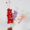 Lovely Phalaenopsis Crochet Flowers Knit Flowers Artificial Plant Table Decoration Wedding Decor Friends' Gift
