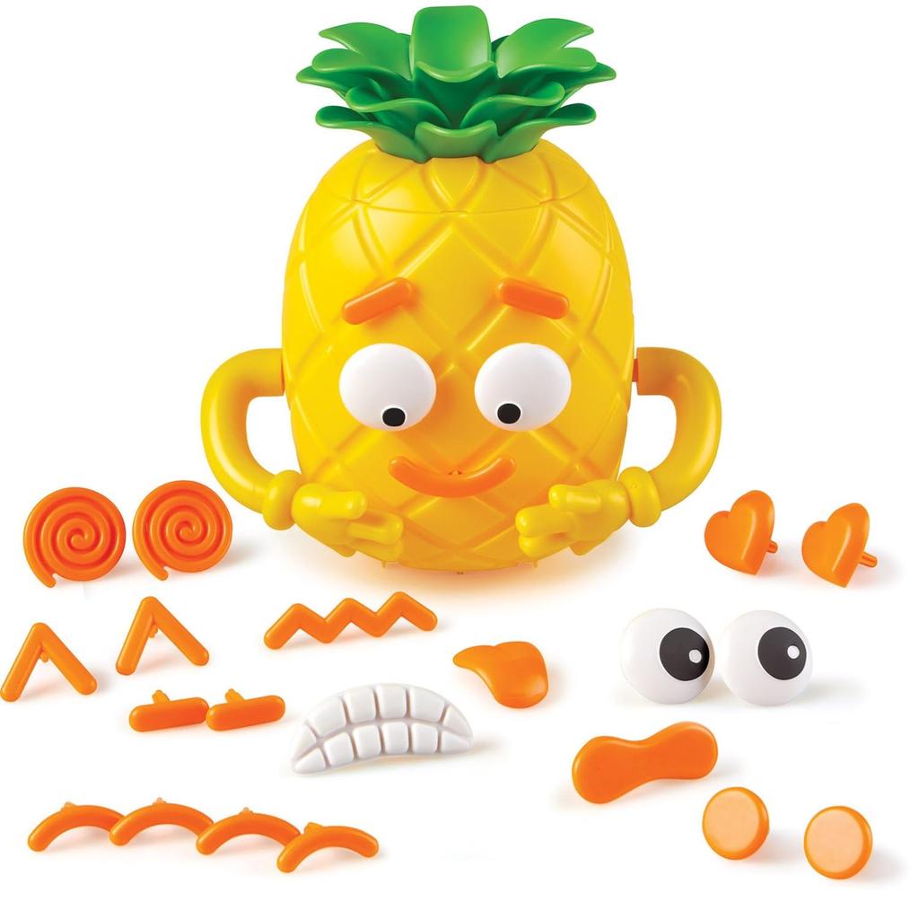 Learning Resources Toy Make a Face Smiling Pineapple LER6373 Authentic