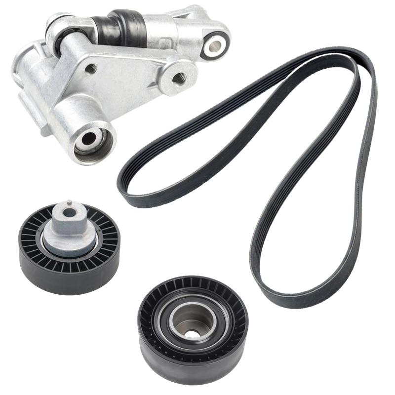 Belt and Tensioner Service Kit For BMW E46 E39 E60 E38 E65 E66 X3 E83 X5 E53 M54 Engine 11281748131 11287838797 11287841228